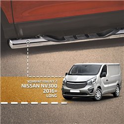 Orurowanie boczne ze stopniami do Nissan NV300 2016-2021 Stal