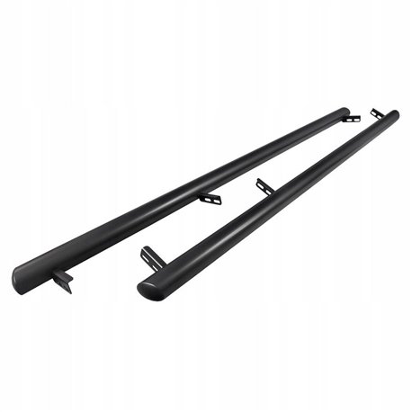 Side bars for Mercedes Vito 2003-2014 Black Steel Powder-coated