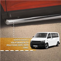 Orurowanie boczne do Volkswagen VW Multivan 2015-2019 Chrom Stal