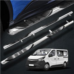 Orurowanie boczne ze stopniami do Opel Vivaro 2014-2019 Stal