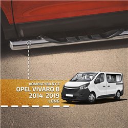 Orurowanie boczne ze stopniami do Opel Vivaro 2014-2019 Stal