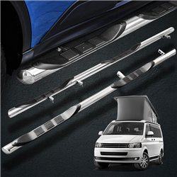 Side bars with steps for Volkswagen VW California 2003-2015 Steel