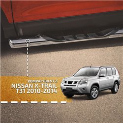 Orurowanie boczne ze stopniami do Nissan X-Trail 2007-2014 | Stal