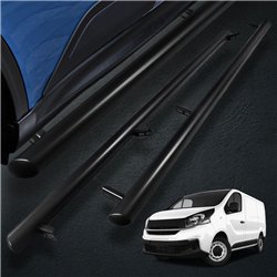 Orurowanie boczne do Fiat Talento (L2 LWB) 2016-2021 Czarny Stal