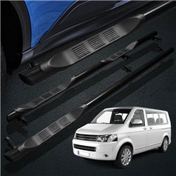 Side bars with steps for Volkswagen VW Caravelle 2003-2015 Steel