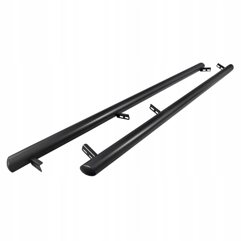 Side bars for Volkswagen VW Transporter 2019-2023 Black Steel