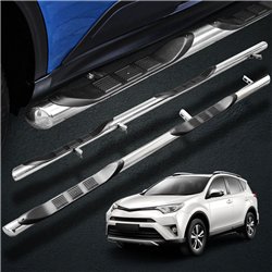 Orurowanie boczne ze stopniami do Toyota RAV4 2013-2018 | Stal