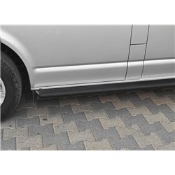 Orurowanie boczne do Volkswagen VW Multivan 2019-2022 Czarny Stal