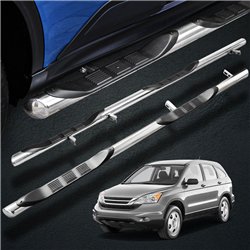 Orurowanie boczne ze stopniami do Honda CR-V 2007-2012 | Stal