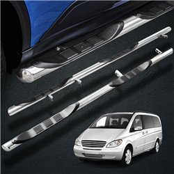 Orurowanie boczne ze stopniami do Mercedes Vito 2003-2014 Stal