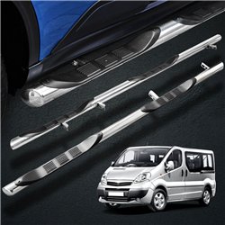 Orurowanie boczne ze stopniami do Opel Vivaro 2001-2014 Stal