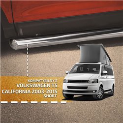 Orurowanie boczne do Volkswagen VW California 2003-2015 Stal