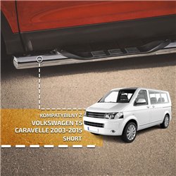 Orurowanie boczne ze stopniami Volkswagen VW Caravelle 2003-2015
