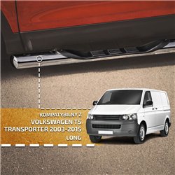Orurowanie boczne ze stopniami Volkswagen VW Transporter 2003-2015