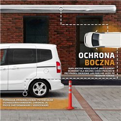 Orurowanie boczne do Peugeot Rifter 2018- | Chrom Stal Polerowane