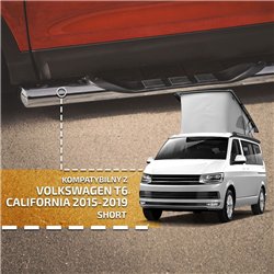 Side bars with steps for Volkswagen VW California 2015-2019
