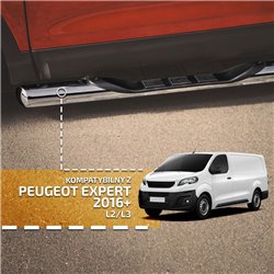 Orurowanie boczne ze stopniami do Peugeot Expert 2016- | Stal