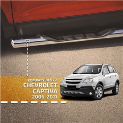 Orurowanie boczne ze stopniami Chevrolet Captiva PRE-FL 2006-2011