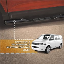 Orurowanie boczne ze stopniami Volkswagen VW Multivan 2003-2015