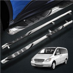 Orurowanie boczne ze stopniami do Mercedes Vito 2003-2014 Stal