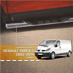 Orurowanie boczne ze stopniami do Renault Trafic 2001-2014 Stal
