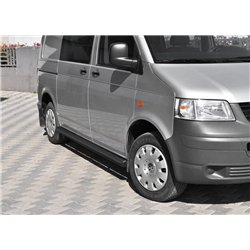 Orurowanie boczne do Volkswagen VW Multivan 2019-2022 Czarny Stal