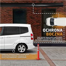 Side bars for Ford Tourneo Connect (L1 SWB) 2022- Black Steel