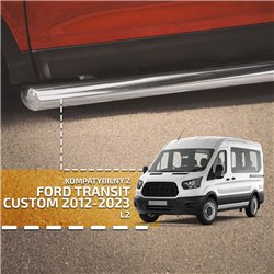 Orurowanie boczne do Ford Transit Custom (L2 LWB) 2012-2023 Stal