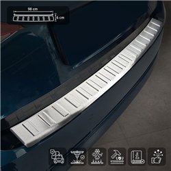 Listwa tylnego zderzaka do Skoda Kamiq 2024- | Stal nierdzewna