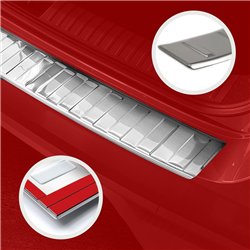 Rear bumper trim for Skoda Kamiq 2024- | Silver Stainless steel