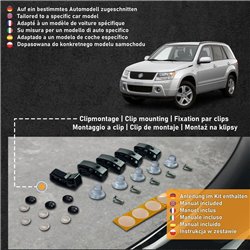 Bonnet guard for Suzuki Grand Vitara 5D 2005-2015 | ABS plastic