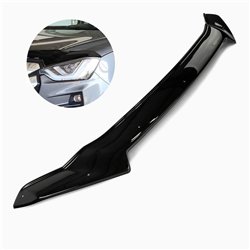 Bonnet guard for Isuzu D-max III 2020- Black ABS plastic Shiny