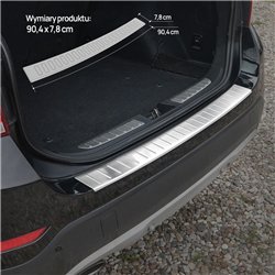 Listwa tylnego zderzaka BMW X1 (E84) FL 2012-2015 | Stal nierdze
