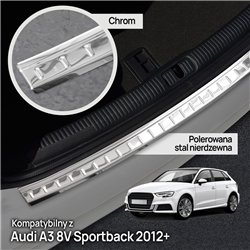 Rear bumper trim for Audi A3 Sportback Hatchback III (8V) 5D 2013-2020 | Ch