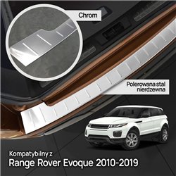 Rear bumper trim for Land Rover Range Evoque I (L538 | LV) 5D 2011-2018 Chr