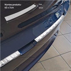 Rear bumper trim for Suzuki Baleno Hatchback II (WB | EW) 5D 2016-2021 Chro