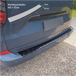 Rear bumper trim for Ford Transit Custom II (V710) 2023- | Black ABS