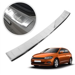 Rear bumper trim for Volkswagen VW Polo Hatchback VI (AW/BZ) 5D 2017- | Chr