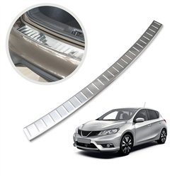 Rear bumper trim for Nissan Pulsar Hatchback IX (C13) 5D 2014-2018 | Chrome
