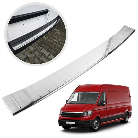Rear bumper trim for Volkswagen VW Crafter II (SY/SX/SZ) 2017- | Chrome Sta