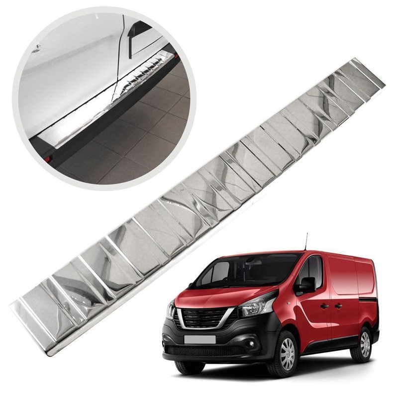 Rear bumper trim for Nissan NV300 I (X82) 2016-2021 | Chrome Stainless stee