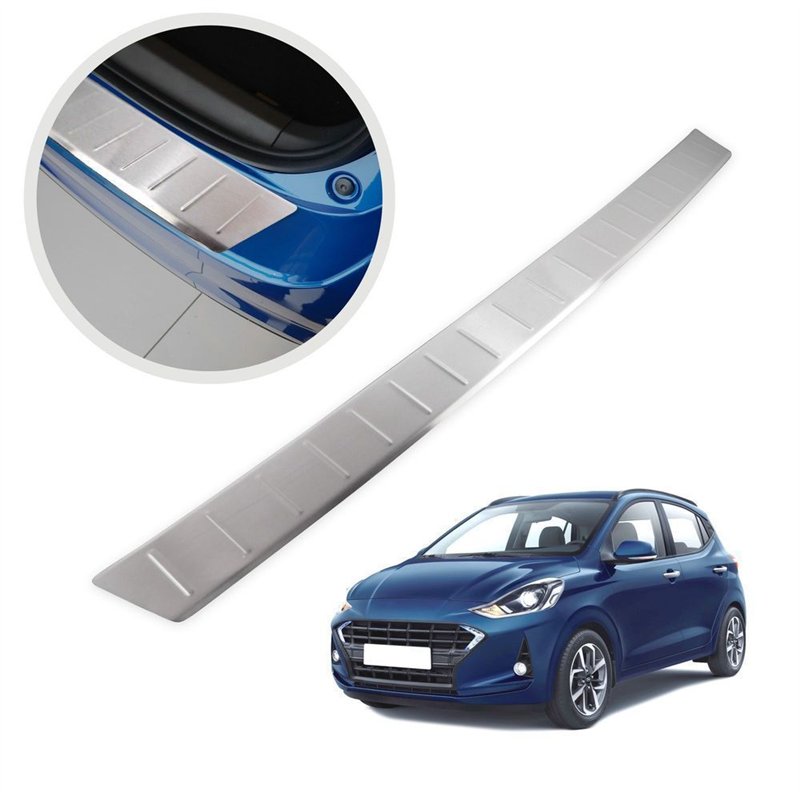 Rear bumper trim for Hyundai i10 Hatchback III (AC3) 5D 2020- | Silver Stai