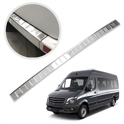 Rear bumper trim for Mercedes Sprinter (W906 | NCV3) 2006-2018 Silver Stain
