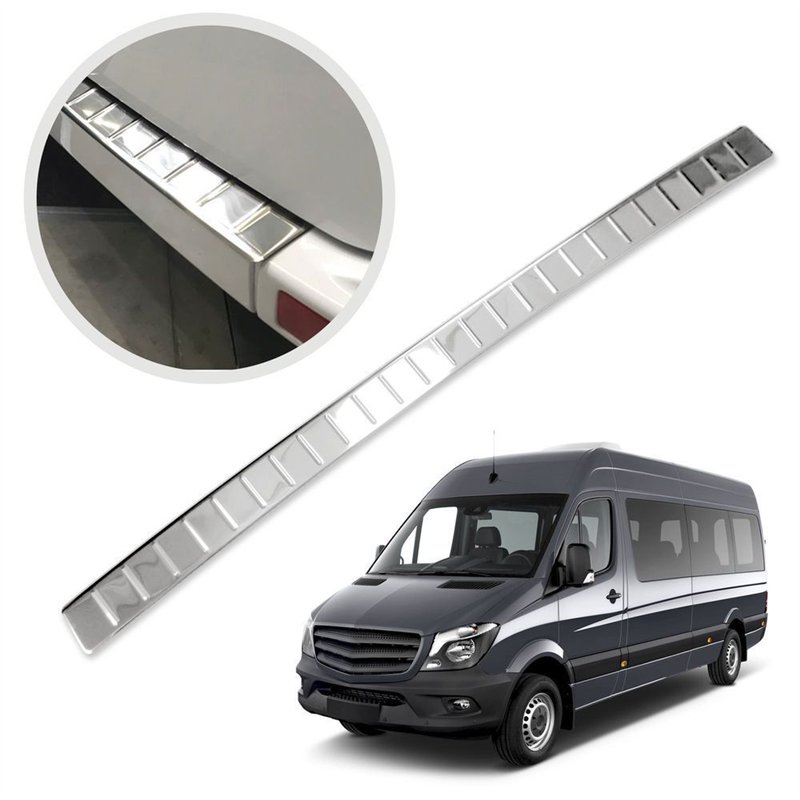 thumbnail image 2 of Wimbledon Trade Chrome Side Lamp Reflector Trim For Mercedes Sprinter W906 (2006-2018) – 6 Pieces, Stainless Steel 2 of 6
