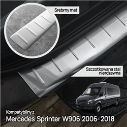 Rear bumper trim for Mercedes Sprinter (W906 | NCV3) 2006-2018 Silver Stain