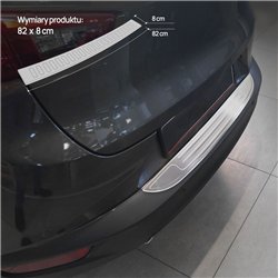 Rear bumper trim for Mazda CX-3 I (DK/DJ1) 2015-2022 | Silver Stainless ste