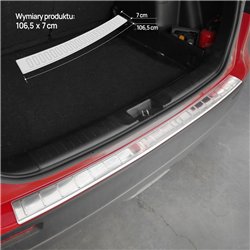 Rear bumper trim for Suzuki Vitara IV (LY) 2015- | Chrome Stainless steel