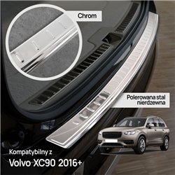 Listwa tylnego zderzaka do Volvo XC90 II 2015- Stal nierdz
