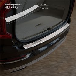 Rear bumper trim for Volvo XC90 II (V526 | L) 2015- Chrome Stainless steel
