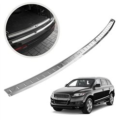 Rear bumper trim for Audi Q7 I (4L) 2005-2015 | Chrome Stainless steel